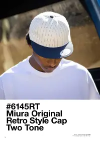 American Style 6145RT ミウラオリジナル レトロスタイルキャップ ツートーン 関連情報 カタログ 94ページ