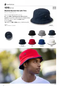 American Style 1519 ウォッシュ トリムバケットハット 関連情報 カタログ 114ページ