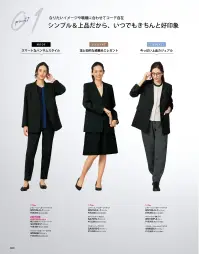 神馬本店 WN104JL レディースノーカラージャケット 関連情報 カタログ 20ページ