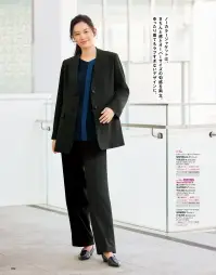 神馬本店 WN104JL レディースノーカラージャケット 関連情報 カタログ 22ページ