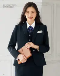 神馬本店 SA340J 美形ジャケット SA340J 美形ジャケット伸びやかな360°ストレッチ！驚くほど軽い着心地で快適！まとった瞬間、背筋がしゃんと伸びるような美しいフォルムのスーツスタイルは、落ち着きのある無地ライクなダブルストライプ。ほっそりと美しく見せるこだわりのパターンで仕立て映えが良く、ラクちん＆伸びやかな360°ストレッチ素材がしゃっきり美人をお約束。クールで伸びやかな無敵のウールストライプ。無地ライクなダブルストライプは上質ウールをブレンドしたスーパーストレッチ素材「トリクシオン」。やさしい風合いと動きやすさが自慢です。さらに仕立て映えが良く、きちんとした印象を与えます。あらゆる方向にぐ～んと伸びて、どんな動きにもしなやかにフィット。戻りがいいからシワになりにくく、いつも美しいシルエットをキープします。体への負担も少ないので長時間着こなしても快適です。※トリクシオンは、帝人フロンティアの素材商標です。他にはない着心地！驚くほど軽くて動きやすい！腕や肩の動きやすさを追求した立体パターン、360°美シルエット、こだわり満載！腕の動きが段違い！美形仕様パターン。後ろ身頃に、腕を動かしやすくするゆとりを確保。もちろん、後ろ姿を美しく見せるシルエットにもこだわりました。肩まわりがとにかく軽い！肩線を後ろにずらすことで、肩の負担を軽減。さらに薄くて軽い肩パッドで軽量に。360°美しい「プリンセスライン」ワンピースで多様される縦の切り替え「プリンセスライン」で、どの方向から見てもほっそり優美なシルエット。ポケット口のサテンテープ使いが上品なアクセントに。※21号、23号は受注生産になります。※受注生産品につきましては、ご注文後のキャンセル、返品及び他の商品との交換、色・サイズ交換が出来ませんのでご注意ください。※受注生産品のお支払い方法は、前払いにて承り、ご入金確認後の手配となります。 関連情報 カタログ 92ページ