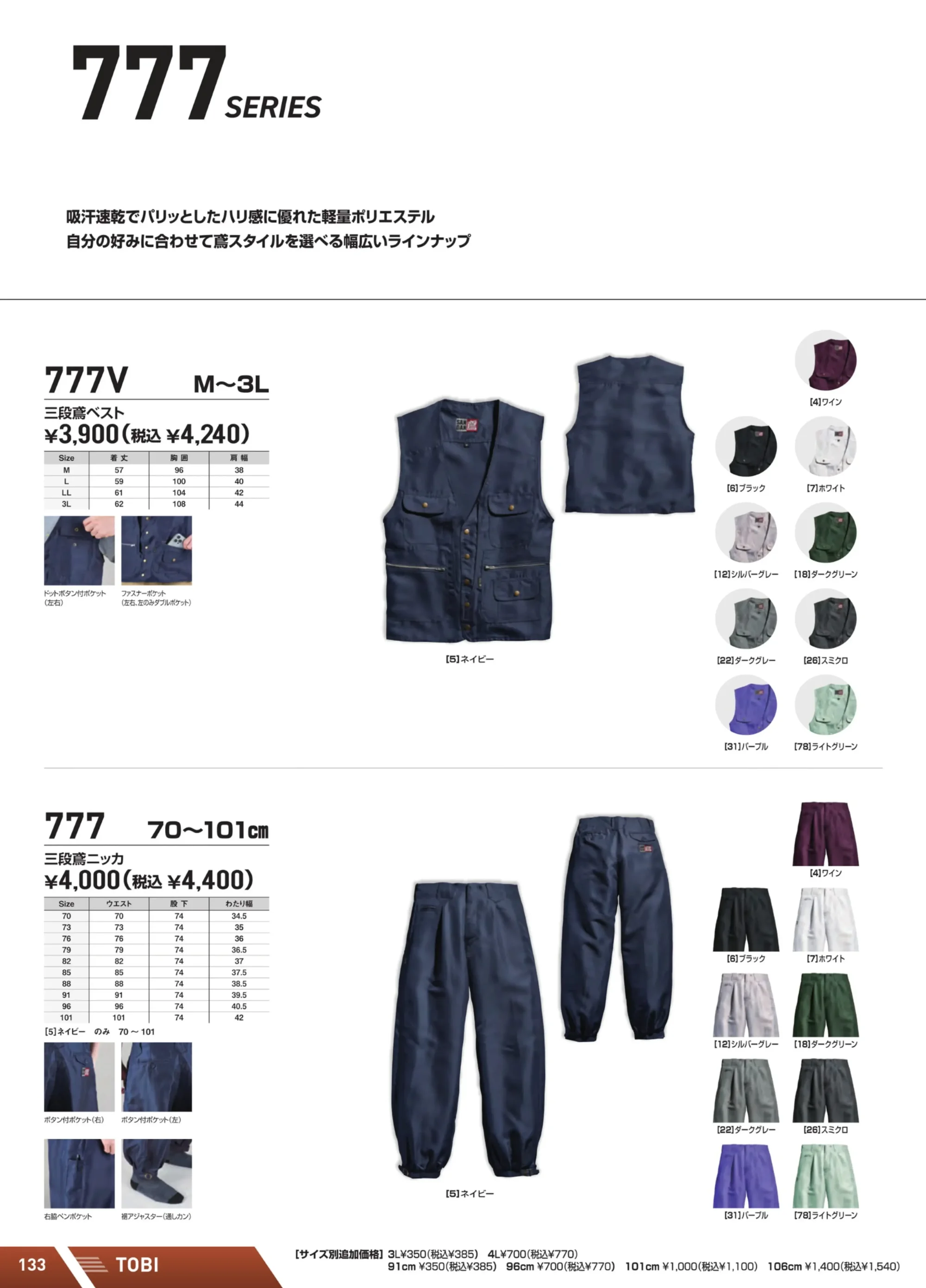 シンメン 777 ニッカ 関連情報 カタログ 133ページ
