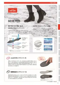 アサヒシューズ AF32021 トップドライ DRY3202 ブラック 関連情報 カタログ 22ページ