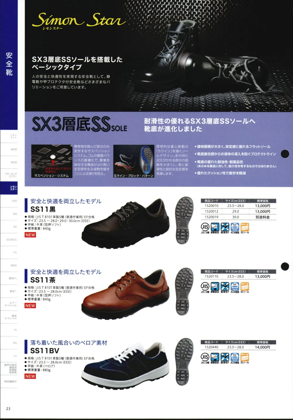 ユニフォーム1 シモンの安全シューズ 安全靴 Ss11 ユニフォーム1 シモンの安全シューズ 安全靴 Ss11
