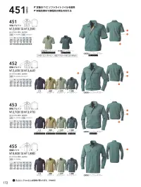 桑和 453 長袖ブルゾン 関連情報 カタログ 172ページ