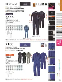 桑和 7100 つなぎ 関連情報 カタログ 193ページ