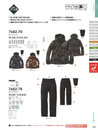 桑和 7682-70 レインコート 関連情報 カタログ 259ページ