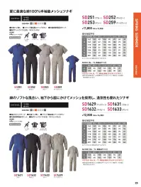 ソルディ（日の丸） 1631 サマー続服（SD1631） 関連情報 カタログ 25ページ
