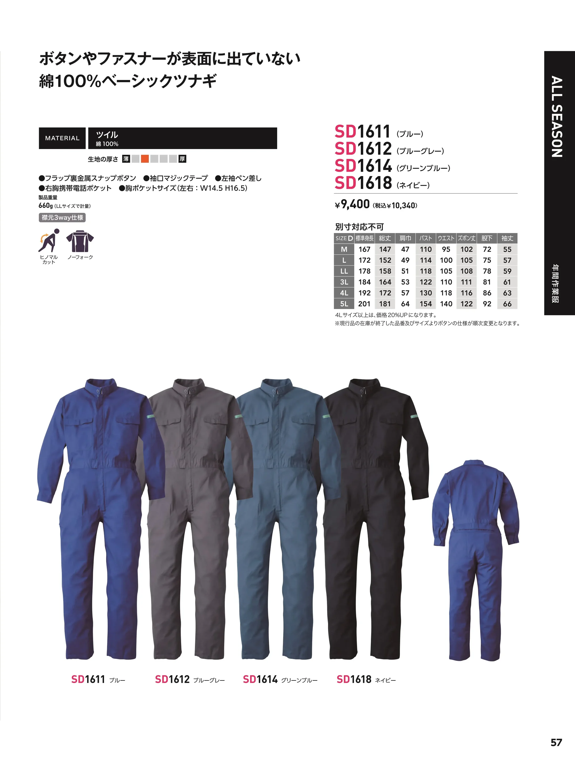 ソルディ(日の丸) 1611 続服(SD1611) 関連情報