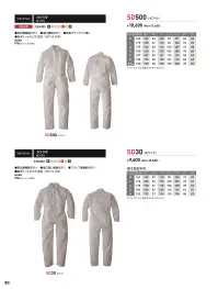 ソルディ（日の丸） 500 続服（SD500） 関連情報 カタログ 80ページ