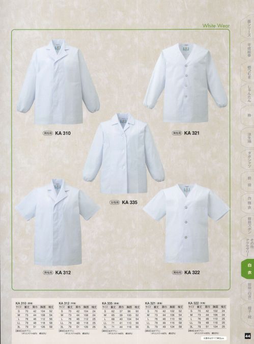 食品白衣jp 白衣（男性用） 東宝白衣 7736-00 食品白衣の専門店