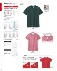 トムス 085-CVT-F ヘビーウェイトTシャツ（00085-CVT） 関連情報 カタログ 32ページ