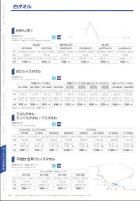 広洋物産 OK160W 平地付白フェイスタオル（160匁/360枚入） 関連情報 カタログ 81ページ