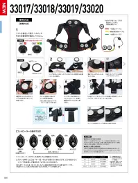 ジーベック 33017 ペルチェデバイスセット（バッテリー付き） 関連情報 カタログ 26ページ