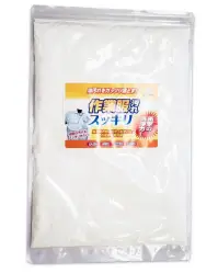 泥スッキリ本舗 SYS1000 作業服汚れスッキリ（1ｋｇ）詰め替え用 『作業服 専用洗剤』衣類についた機械油、しつこい油汚れ、全然キレイに落ちない・・・ こんなことに悩んでいませんか・・・？ 浜松の製造業の方からのお問い合わせ、お悩みの声で商品化されました。今まで、どんな洗い方をしても、落ちなかった汚れを、スカッとキレイにします。あなたが作業着汚れすっきりを使うメリットは以下になります。メリット1 今まで、落ちなかった油汚れ、オイルの汚れ、その他の汚れがキレイになり、 今までにない白さに、感動し、ストレスが解消されます。メリット2 時間をかけていた作業服洗濯の時間を大幅に短縮し、 家事や、趣味の時間を増やすことができます。メリット3作業着汚れすっきりを日々、使うことによって ・毎日、新品のような白さで、気持ちよく着てもらえることができる ・「汚いな～」と文句を言う旦那に「きれいだね！」と喜び、笑顔がこぼれる ・ゴシゴシ根気よく洗うことによる腕の辛い痛みから解放される つまり、今までの作業着洗いの苦労はなんだったの？？と思わず言ってしまうレベルになります。使い方「汚れた作業服を浸けてもむだけ」STEP1:つけるSTEP2:もむSTEP3:洗濯機へ作業服汚れすっきりと溶かしたお湯（42～44度）につけておきます。30分～1時間ほどつけた後、手で1分ほど汚れをもみ出してください。その後、洗濯機に作業服汚れすっきりをサイド使用してお洗濯してください。 油によっては、粘度や種類が様々です。時間経過により油汚れが酸化し、 生地に染み込んで取れ難くなっている汚れもございます。 回数を重ねて取れる場合もありますが取れない場合もございますご了承ください。 内容量 1個 1kg 1回15gで約66回使えます。 関連情報 カタログ 4ページ