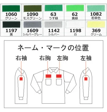 ナースウェア その他 ネーム・お直し代金 EMB-S-5M-C2 刺繍（ししゅう）社名（1行）1～5文字 カラーセット2 医療白衣com