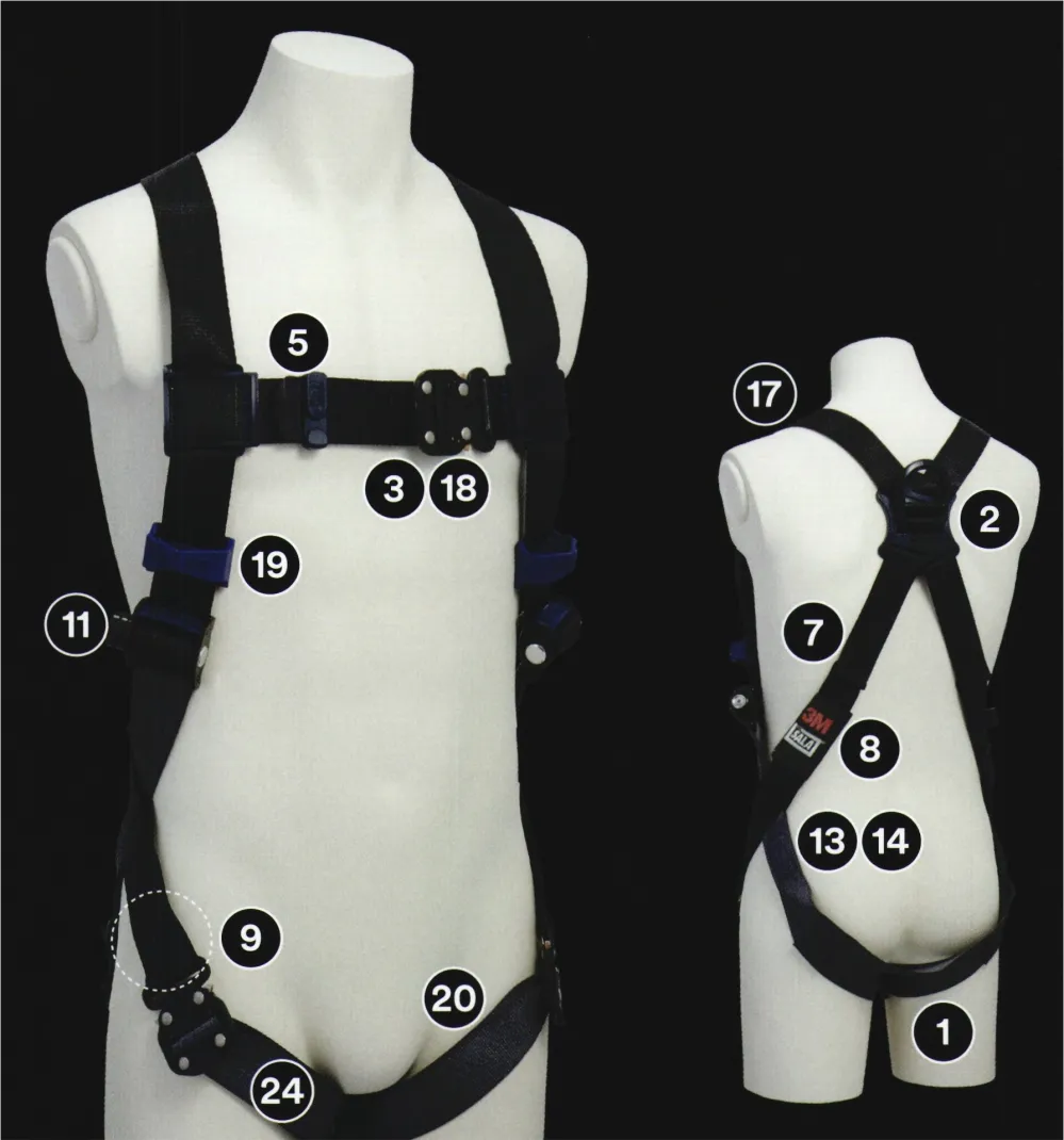 3M DBI-サラ エグゾフィットライト フルハーネス（回転式ベルト