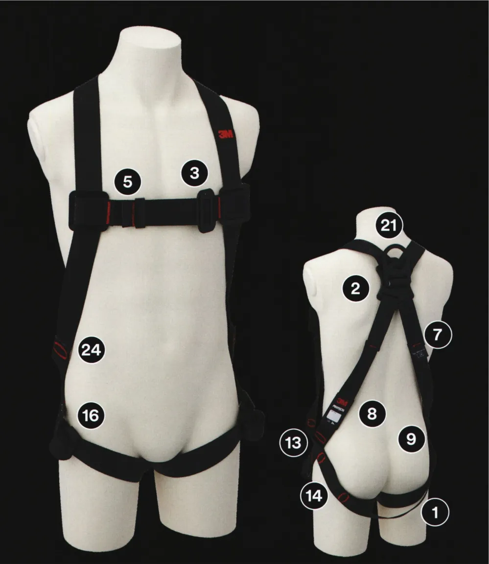 3M プロテクタ フルハーネス（Sサイズ） スリーエムジャパン 1161648N  