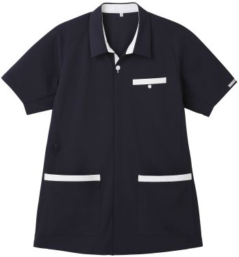 ナースウェア 半袖ジャケット（ブルゾン・ジャンパー） アプロン 607-88AP メンズシャツジャケット 医療白衣com