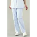 医療白衣com ナースウェア パンツ（米式パンツ）スラックス アプロン 802-11AP レディス ストレートパンツ（股下フリー）