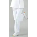 医療白衣com ナースウェア パンツ（米式パンツ）スラックス アプロン 893-10AP レディスブーツカットパンツ（股下セット）