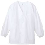 厨房・調理・売店用白衣長袖白衣AB-6400 