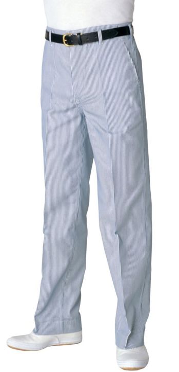 厨房・調理・売店用白衣 パンツ（米式パンツ）スラックス アルベチトセ AS-119-B コックズボン（男） 食品白衣jp