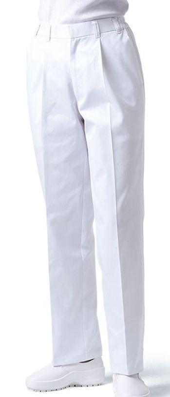 食品工場用 パンツ（米式パンツ）スラックス アルベチトセ AS-7101 脇ゴムパンツ（兼用） 食品白衣jp