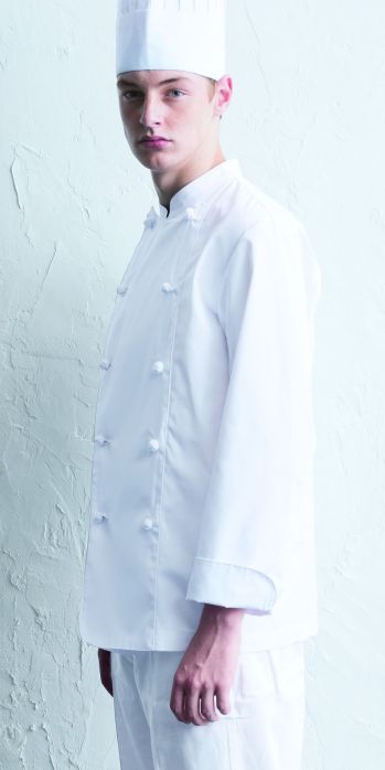 厨房・調理・売店用白衣 長袖コックコート アルベチトセ AS-7300 コックコート（長袖）（兼用） 食品白衣jp