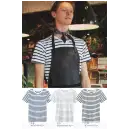 サービスユニフォームcom カジュアル 半袖Ｔシャツ アルベチトセ AS-8546 ボーダーTシャツ(兼用)