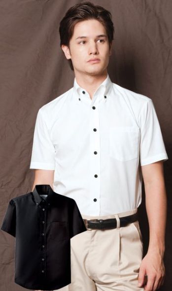 アルベチトセ EP-7617 ボタンダウンシャツ（半袖）（兼用） 価格も魅力的なベーシックシャツ