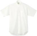 アルベチトセ EP-831 半袖スタンドカラーシャツ（男女兼用） オフホワイトが、柔らかな印象を演出