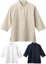 アルベチトセ G-7166 和風シャツ（男女兼用） 和風にアレンジされた、優しい風合いのシャツシリーズ。