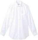 アルベチトセ KM-4039 長袖ウイングカラーシャツ（女） フォーマルに欠かせない、シンプルなウイングカラーシャツ