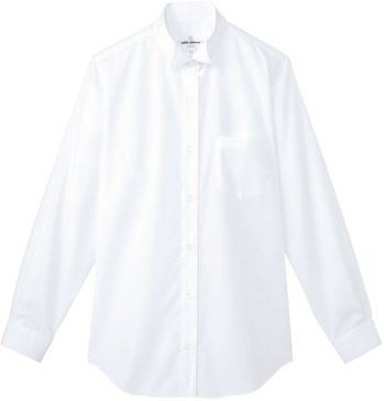 アルベチトセ KM-4039 長袖ウイングカラーシャツ（女） フォーマルに欠かせない、シンプルなウイングカラーシャツ