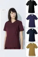 アルベチトセ UN-0070 スクラブ(女) STRETCH GABARDINE ストレッチギャバジン生地を高密度にすることで、丈夫さとストレッチ性能の両立を可能にした、ユナイトが独自に開発した生地です。光沢感のある上品な素材が、スタイリッシュな印象を与えます。uniteユナイトがメディカルウェアのノウハウを結集したオリジナルブランド unite&reg; 現場の声に応える数々の機能を備えたプロウェアです。洗練された印象を与える上質感と、快適と安全の両面から追求した高い機能性を追求した「ユナイトオリジナル素材」の採用によって、さらに進化しました。