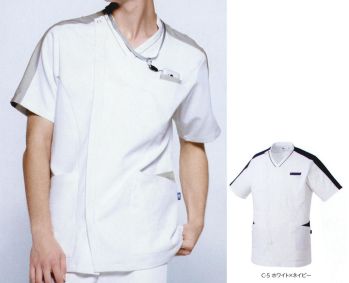 ドクターウェア 半袖ジャケット（ブルゾン・ジャンパー） MIZUNO MZ-0214 ジャケット（男） 医療白衣com