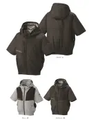 アタックベース 2445 The tough 空調風神服 グラフェン半袖ブルゾン（ファン・バッテリー別売）