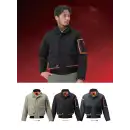 作業服JP 男女ペア 長袖ジャケット（ブルゾン・ジャンパー） アタックベース 76001 ミリタリージャケット