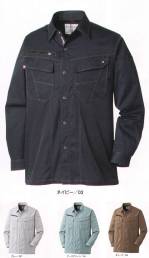 メンズワーキング長袖シャツ8001-6 