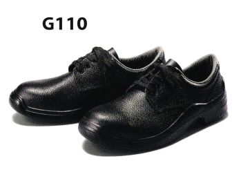 青木産業 G110 安全靴 ●見た目は紳士靴、履き心地はスニーカー。■足腰に優しいクッション性と、安全靴に必要な強靭性を兼ね備えたウレタン2層のGXソール。ミッドソールにクッション性に優れた低密度高発泡ポリウレタンを、アウトソールに耐摩耗性に優れた高密度低発砲ポリウレタンを使用し、軽量化・クッション性・かかと部の衝撃エネルギー吸収性と、耐摩耗性という相反する性能を高度に融合しました。【業種・作業内容】製造業/建設業/運輸・倉庫業電気機械器具製造業、運送用機械器具製造業、木材・木製品、ゴム製品製造業、設備工事業、陸運業、航空運輸業、運搬作業、保線作業、木工所内作業、ビルメンテナンス作業、保守・点検整備作業、重機メンテナンス作業、建設機械オペレーター作業、工場内クレーンオペレーター※この商品はご注文後のキャンセル、返品及び交換は出来ませんのでご注意下さい。※なお、この商品のお支払方法は、先振込(代金引換以外)にて承り、ご入金確認後の手配となります。