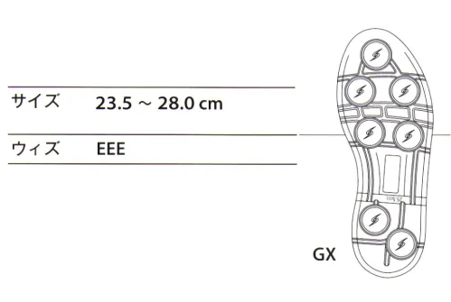 青木産業 GT-300 安全靴（チャックタイプ） つま先からの衝撃を吸収し、足を守る。【業種・作業内容】製造業/建設業/運輸・倉庫業電気機械器具製造業、運送用機械器具製造業、木材・木製品、ゴム製品製造業、設備工事業、陸運業、航空運輸業、運搬作業、保線作業、木工所内作業、ビルメンテナンス作業、保守・点検整備作業、重機メンテナンス作業、建設機械オペレーター作業、工場内クレーンオペレーター※この商品はご注文後のキャンセル、返品及び交換は出来ませんのでご注意下さい。※なお、この商品のお支払方法は、先振込(前払い)にて承り、ご入金確認後の手配となります。 サイズ／スペック