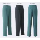 作業服JP メンズワーキング パンツ（米式パンツ）スラックス 旭蝶繊維 066-B パンツ（ツータック）