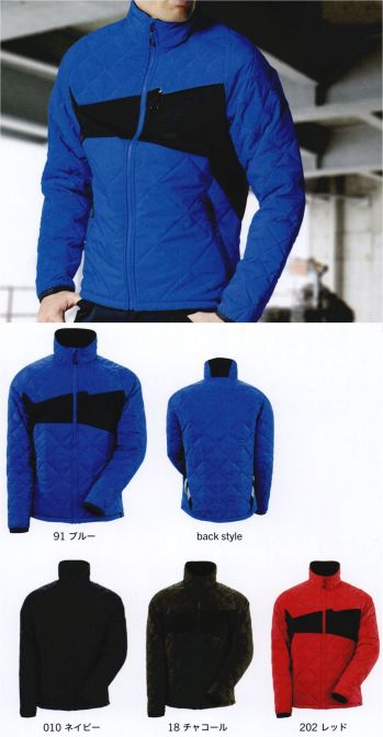 メンズワーキング 防寒ジャケット（ブルゾン・ジャンパー） 旭蝶繊維 18015 キルトジャケット 作業服JP