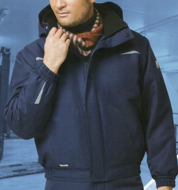 メンズワーキング 長袖ジャケット（ブルゾン・ジャンパー） 旭蝶繊維 56000 極寒ポケットレスブルゾン 作業服JP
