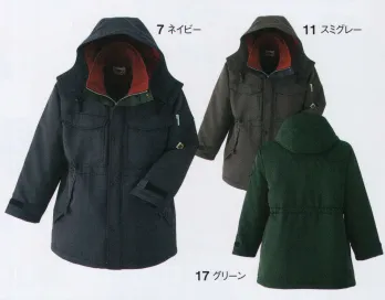 メンズワーキング 防寒コート 旭蝶繊維 68700 コート 作業服JP