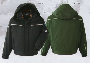 メンズワーキング 防寒ジャケット（ブルゾン・ジャンパー） 旭蝶繊維 E61000 ブルゾン（裾シャーリング） 作業服JP