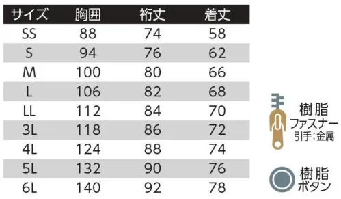 旭蝶繊維 0017 長袖ポロシャツ 汗をかけば、かくほどに涼しい！高機能クーリング素材冷却素材を使用したポロシャツ。COOLCORE®接触冷感とは異なり、気化熱を利用した冷却する素材！特許取得特殊製法により、自ら発した汗などで素材に水分を含んでいる限り、気化熱を発生して冷却効果が持続する。米国で開発されたほかに類を見ない革新的なクーリング素材。機能を高めるための薬品を不使用。蒸発水分を蒸発させることにより、クーリング効果をもたらす。吸水性を高め、吸水した水分を生地全体に行きわたらせる生地構造。行きわたった水分の速乾性も高めている。拡散水分を全体に拡散させる。レギュラー生地とクールコア生地の上方からお湯を滴下し、その拡散性をサーモグラフィーで撮影したところ、クールコアは拡散スピードが高く、冷却効果も高い。吸水・速乾性肌から素材全体へ水分を取り込む。生地の速乾性を試験するため、20℃×65％RH下の雰囲気中で資料に約0.3gの水を滴下させ、各時間の質量を測定し、拡散性水分率を測定した。この実験では洗濯耐久性も実証されている。●衿周りパイピング仕様（背裏COOLCOREロゴ転写プリント）●右胸ファスナー付ポケット（プリファ:COOLCOREプリント）●ラグラン袖●長袖袖口半リブ仕様●裾ワンポイントネーム付●フラットシーム仕様（縫い目を平らに仕上げたフラットシーム縫製を採用。快適な着心地を実現）●両脇裏側消臭テープ付 サイズ／スペック