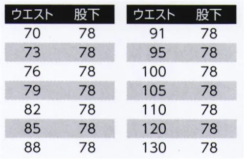 旭蝶繊維 072-A パンツ（ツータック） 068/070 SERIES   丈夫な三本針縫製。3本ステッチのタフさが自慢。力のかかる部分に3本針でしっかり補強してあります。※「13 ブラウン」は、販売を終了致しました。 サイズ／スペック