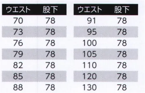 旭蝶繊維 073-A カーゴパンツ（ツータック） 068/070 SERIES   丈夫な三本針縫製。3本ステッチのタフさが自慢。 「携袋革命」ポケットの開閉をせずに、携帯電話を保管・取り出しが可能。ダブルポケットは、分別収納で自由に使い分けできる便利なダブル仕様。※「13 ブラウン」は、販売を終了致しました。 サイズ／スペック